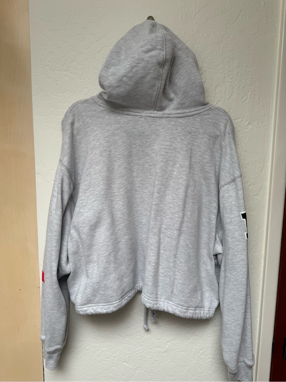 ‘47 Women’s Gray San Francisco 49ers Cropped Crewneck Hoodie and matching pants - Picture 7 of 9